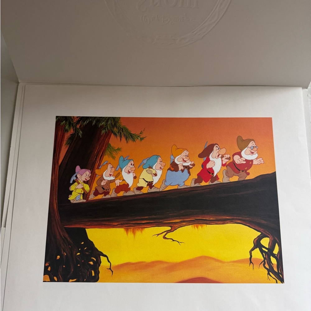 Disney Snow White and the Seven Dwarfs Art Print lithograph set - Picture 5 of 5